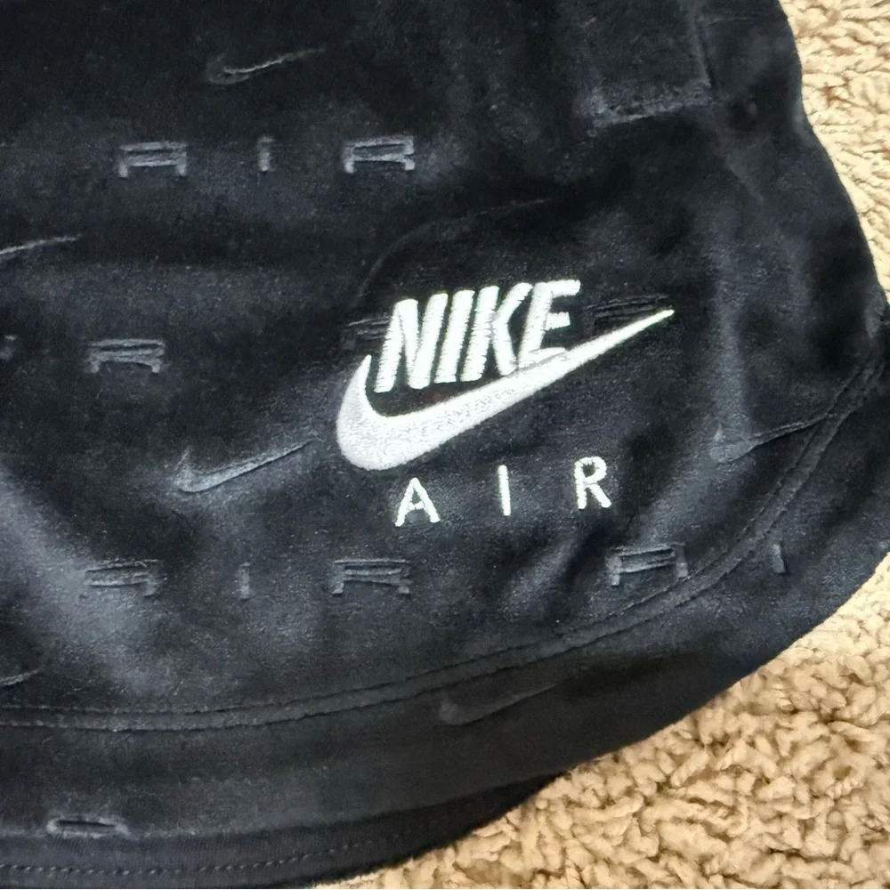 Nike Air Women's Black Velour Shorts, Size L
